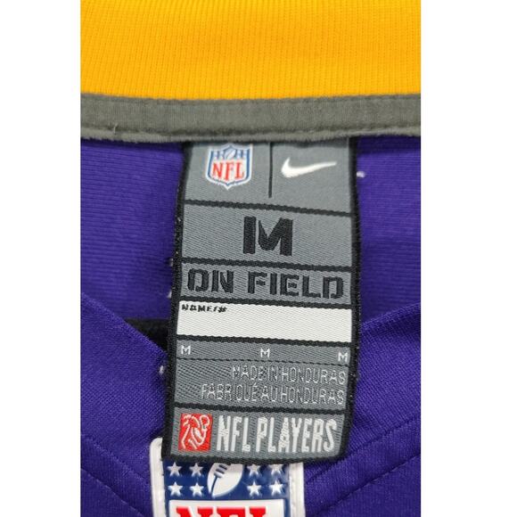 Nike NFL Mens Jersey Size Medium Vikings Adrian Peterson On Field 28 Stitched - Picture 5 of 10